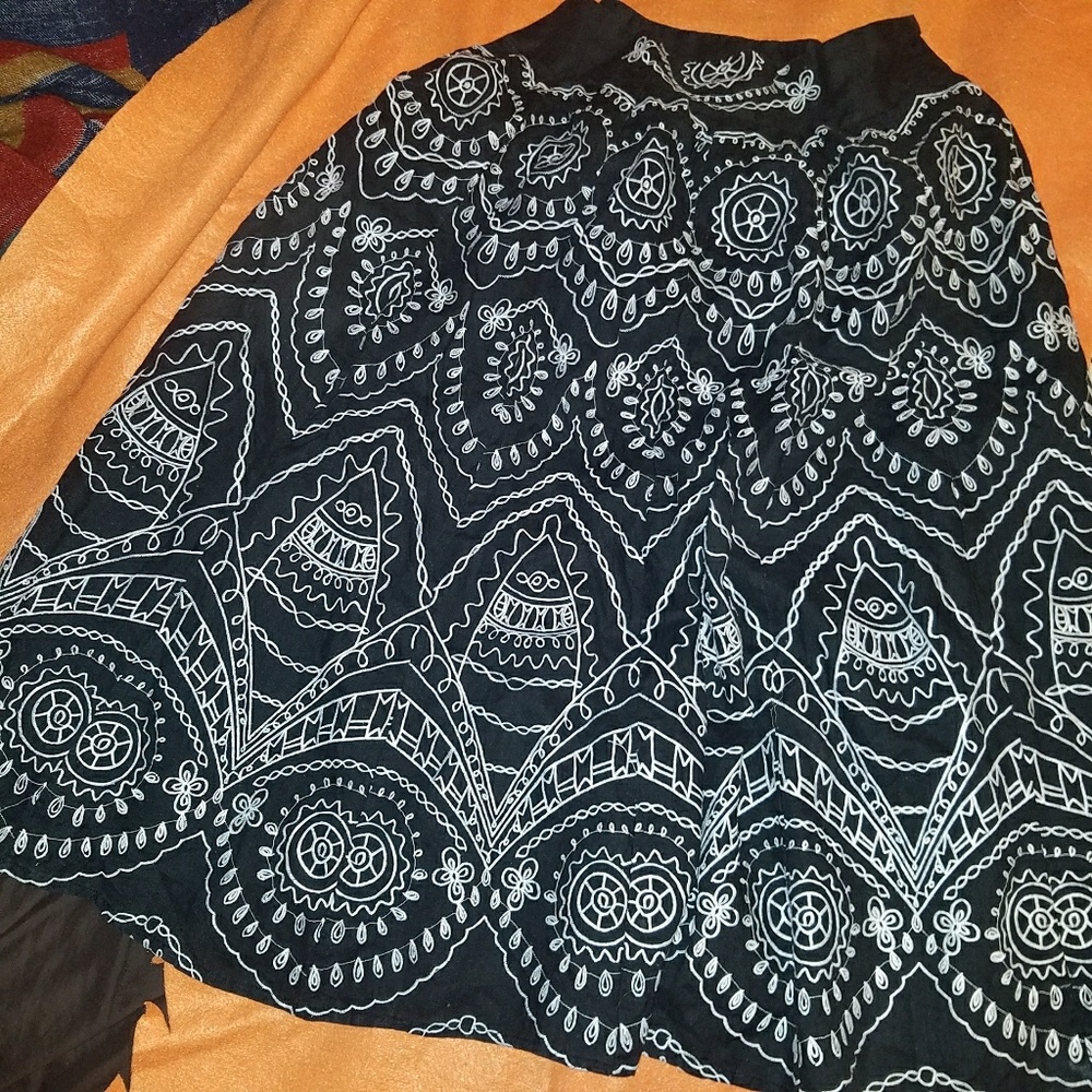 Beautiful hand embroidered  skirt